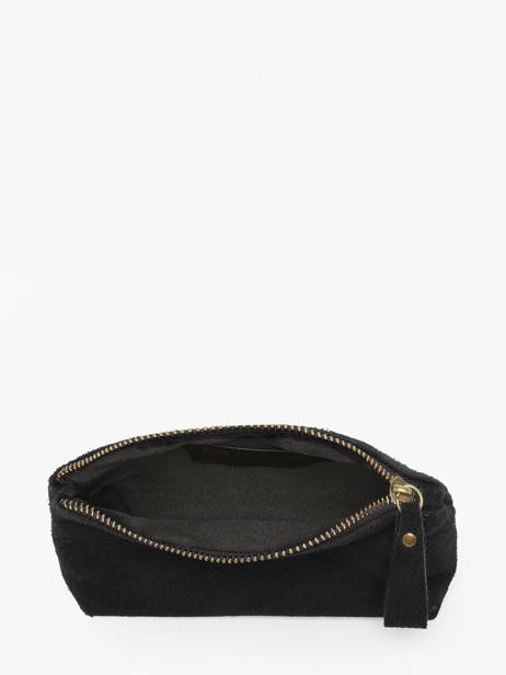 Etui Leder Milano Zwart velvet VE22114 ander zicht 1
